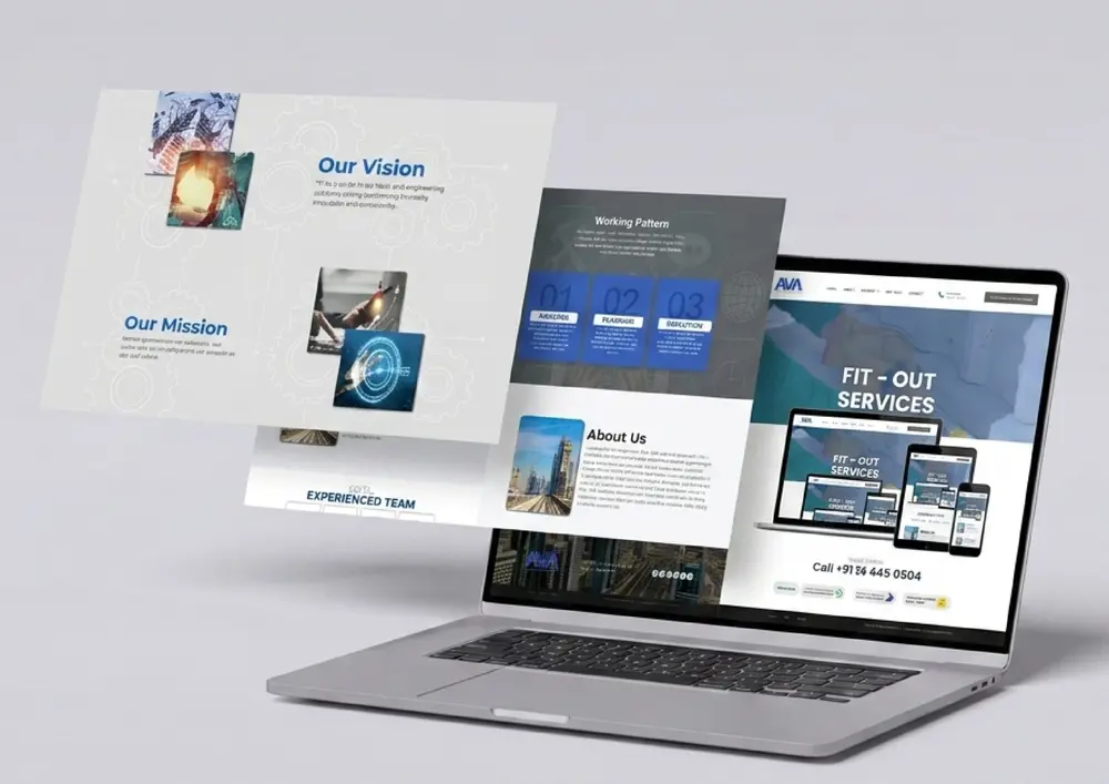 Raistard Website design / 04 portfolio board