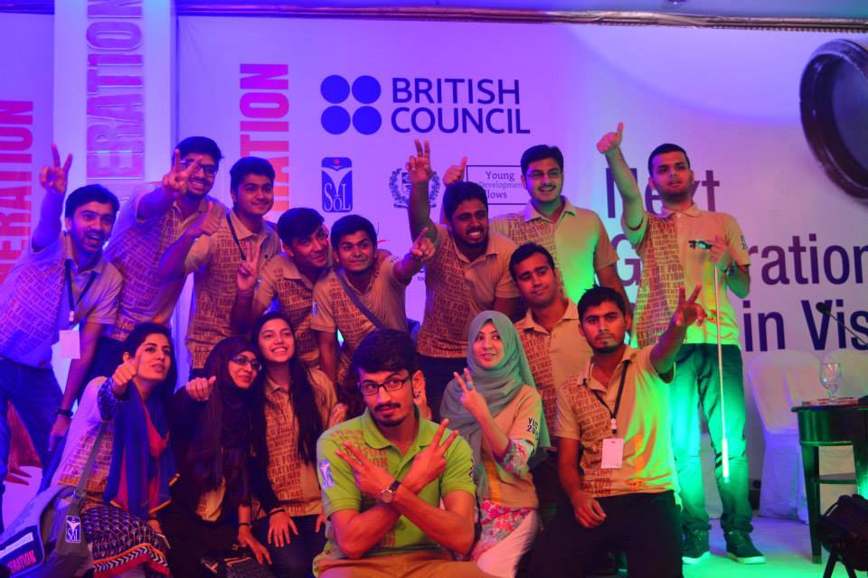 Group photograph from Talha’s Young Leaders Conference 2015 archive