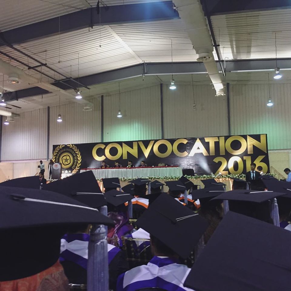 KASBIT convocation stage and audience